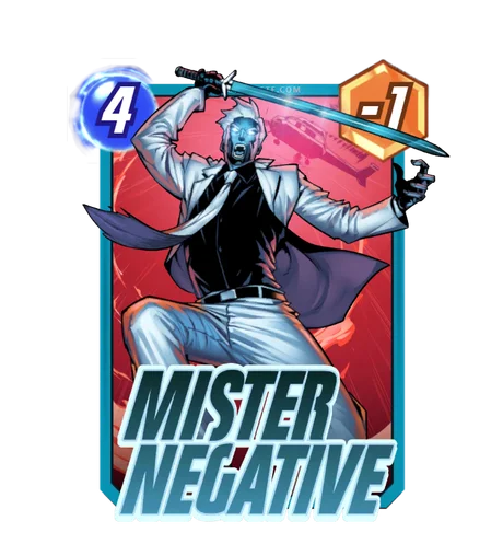 Mister Negative Marvel Snap card art
