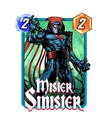 Mister Sinister Marvel Snap card art
