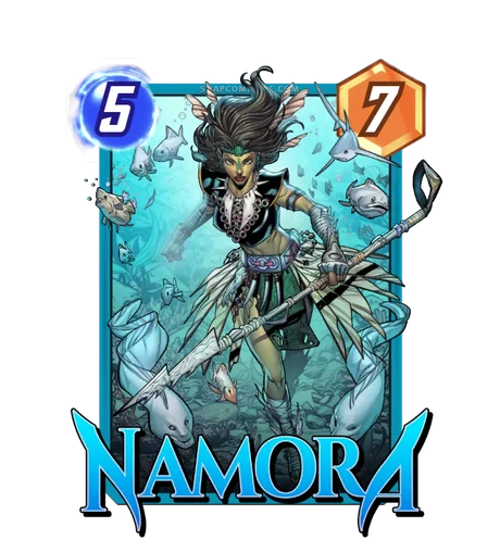 Namora Marvel Snap card art