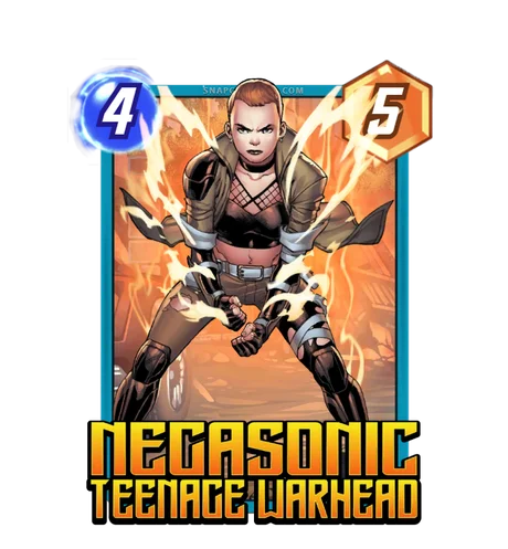 Negasonic Teenage Warhead Marvel Snap card art