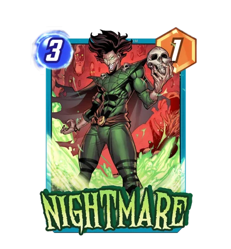 Nightmare Marvel Snap card art
