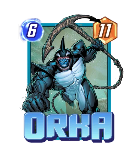 Orka Marvel Snap card art