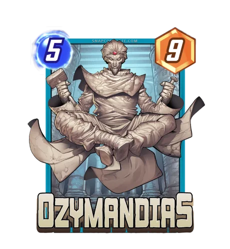 Ozymandias Marvel Snap card art