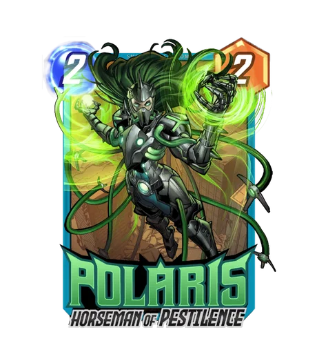 Polaris Horseman of Pestilence Marvel Snap card art