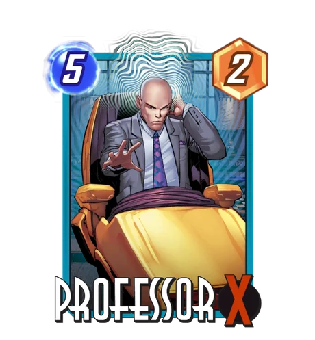 Professor X Marvel Snap card art
