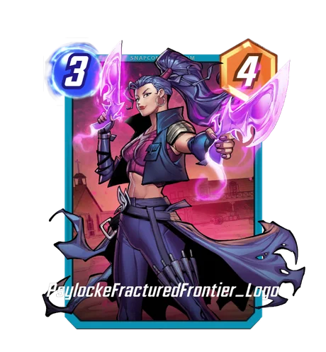 Psylocke Fractured Frontier Marvel Snap card art