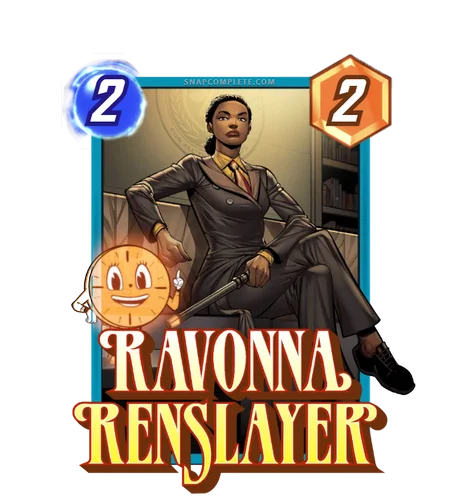Ravonna Renslayer Marvel Snap card art