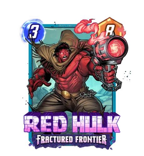 Red Hulk Fractured Frontier