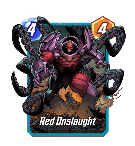 Red Onslaught Marvel Snap card art