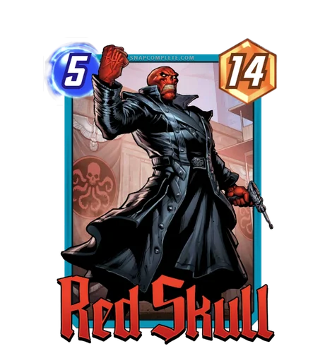 Red Skull Marvel Snap card art