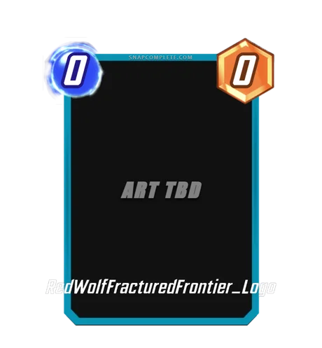 Red Wolf Fractured Frontier Marvel Snap card art
