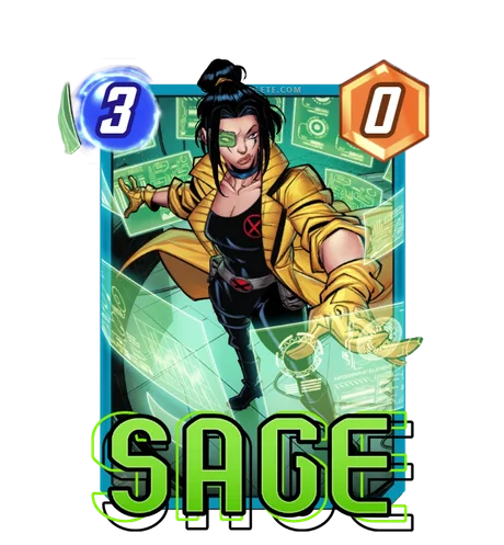 Sage Marvel Snap card art