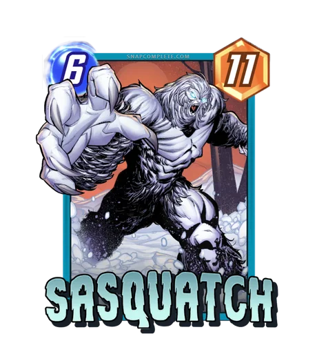 Sasquatch Marvel Snap card art