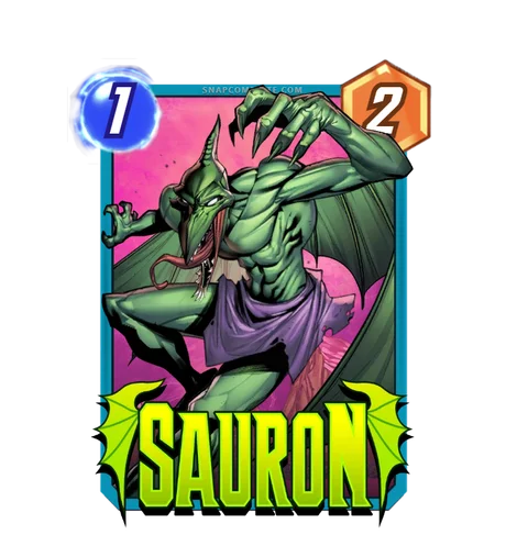 Sauron Marvel Snap card art