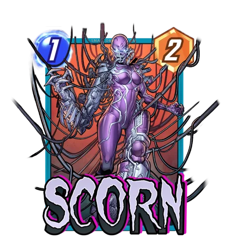 Scorn Marvel Snap card art