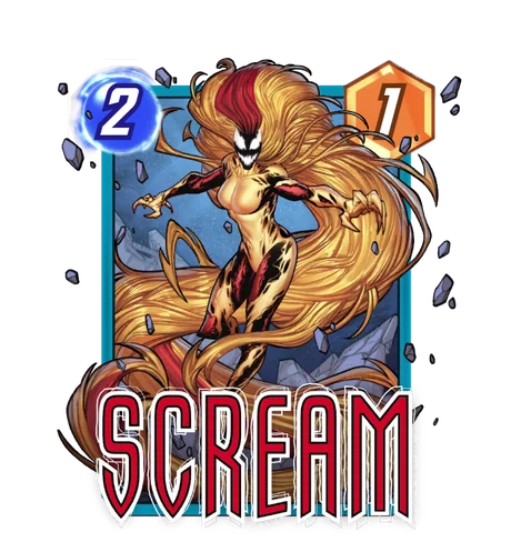 Scream Marvel Snap card art