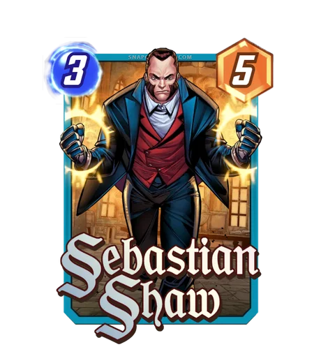 Sebastian Shaw Marvel Snap card art