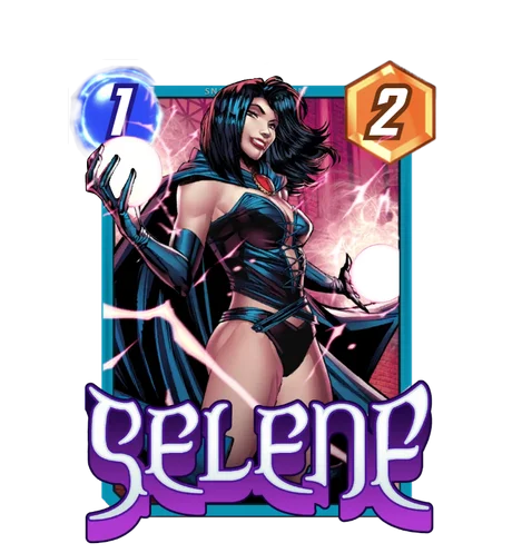 Selene Marvel Snap card art