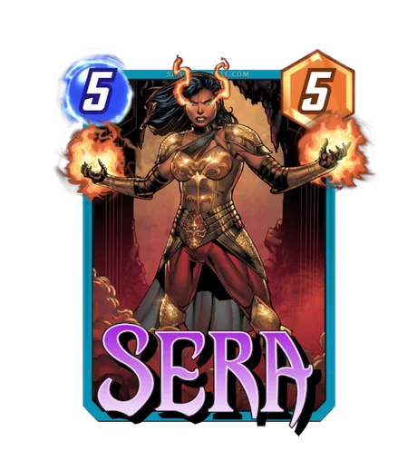 Sera Marvel Snap card art