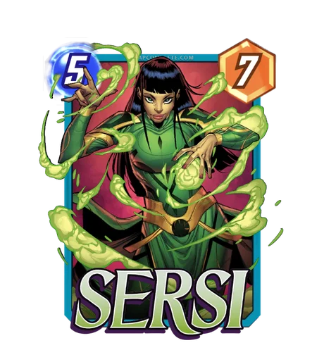 Sersi Marvel Snap card art