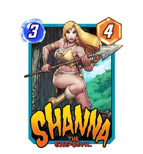 Shanna Marvel Snap card art