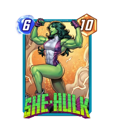 She-Hulk Marvel Snap card art
