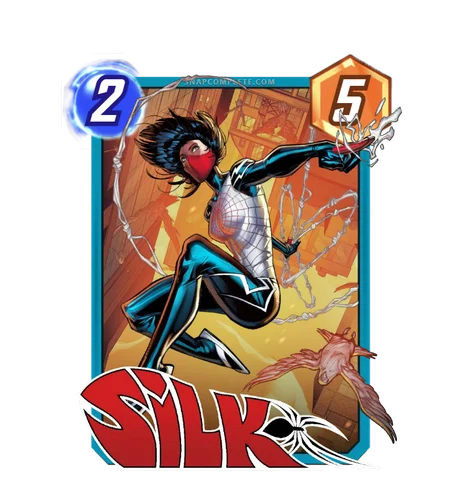 Silk Marvel Snap card art