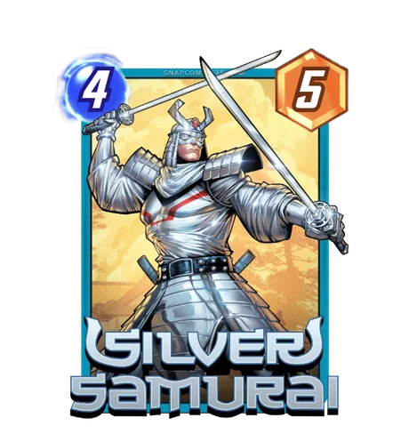 Silver Samurai Marvel Snap card art