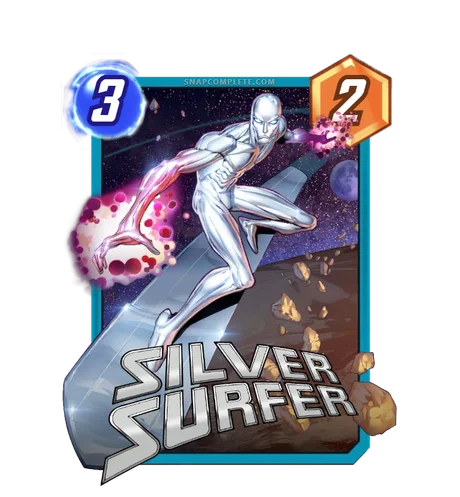 Silver Surfer Marvel Snap card art