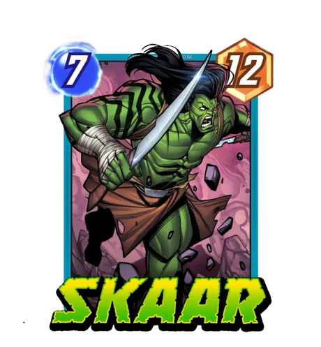 Skaar Marvel Snap card art