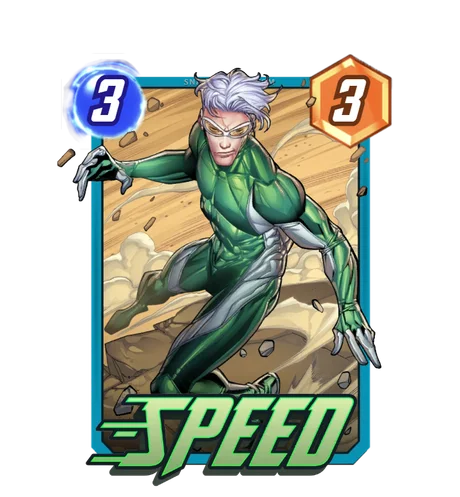 Speed Marvel Snap card art