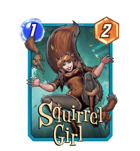Squirrel Girl Marvel Snap card art
