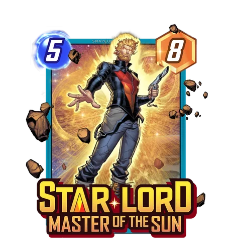 Star-Lord, Master of the Sun Marvel Snap card art