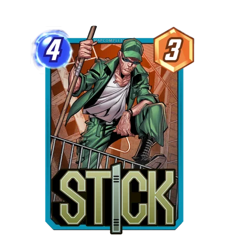 Stick Marvel Snap card art