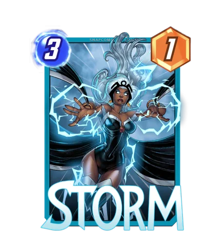 Storm Marvel Snap card art