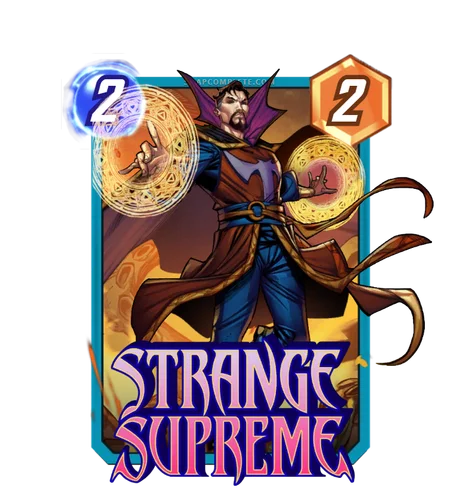 Strange Supreme Marvel Snap card art