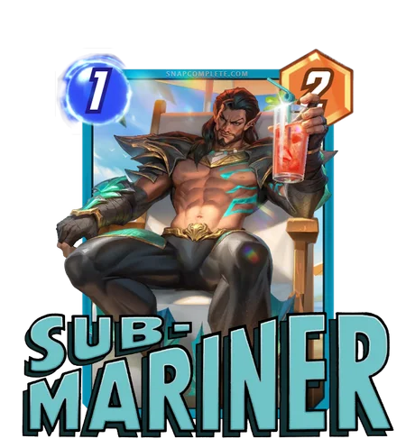 Sub-Mariner Marvel Snap card art