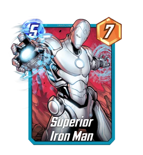 Superior Iron Man Marvel Snap card art