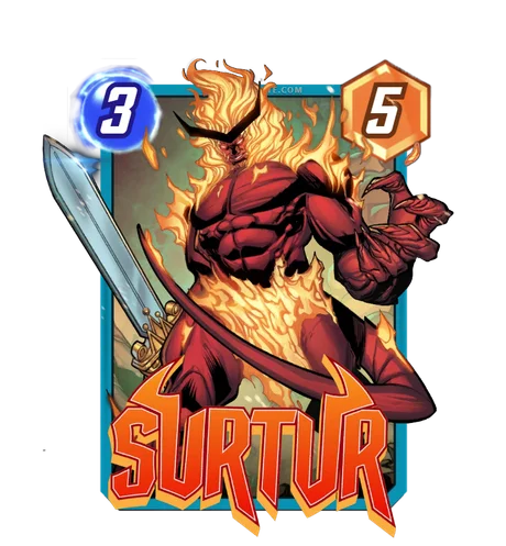 Surtur Marvel Snap card art