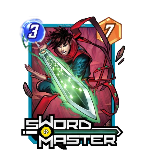 Sword Master Marvel Snap card art