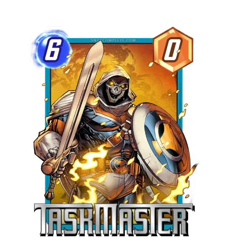 Taskmaster Marvel Snap card art