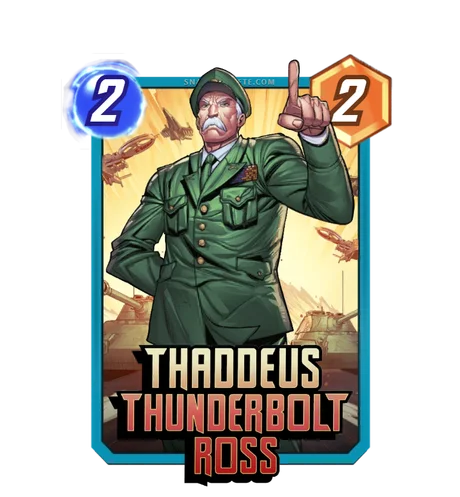 Thaddeus Ross Marvel Snap card art