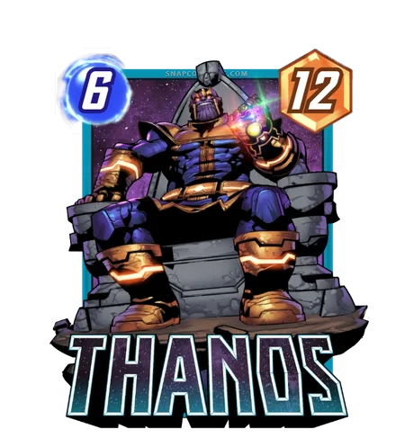 Thanos Marvel Snap card art