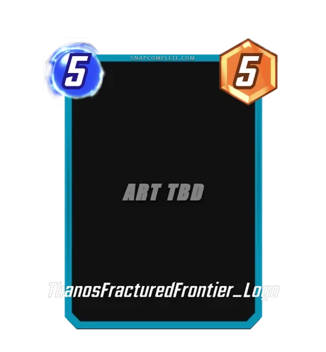 Thanos Fractured Frontier Marvel Snap card art