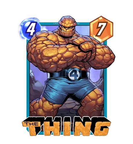 The Thing Marvel Snap card art