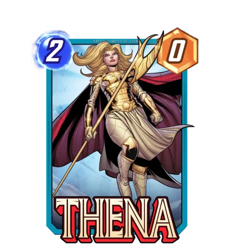 Thena Marvel Snap card art