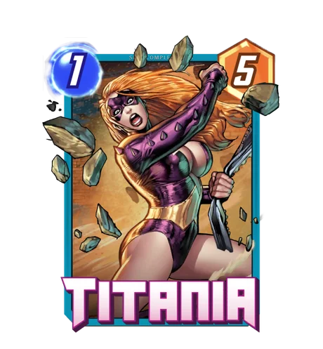 Titania Marvel Snap card art