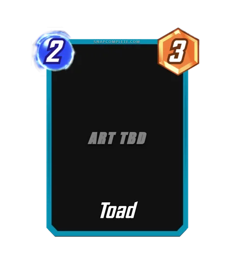 Toad Marvel Snap card art