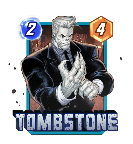 Tombstone Marvel Snap card art