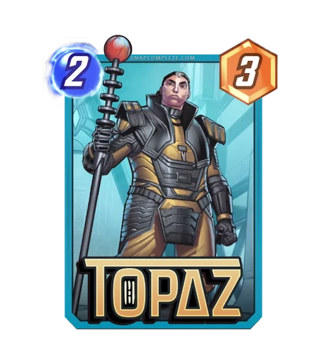 Topaz Marvel Snap card art
